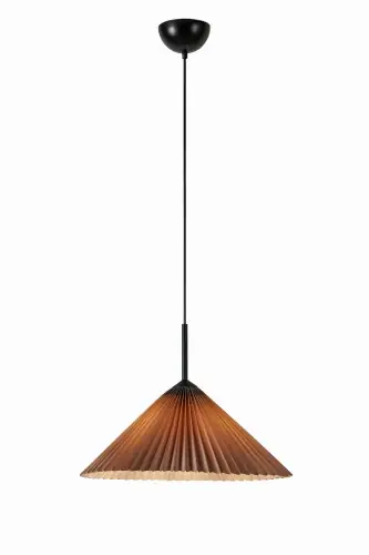 Super okazja - Lampa wisząca PLISADO Pendant 1L 50cm Szary 108709 Markslojd