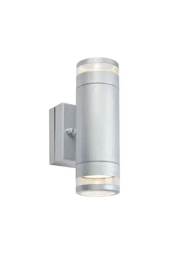 Kinkiet elewacyjny LUNO Srebrny gwint 2xLED 109106 markslojd - Oferta